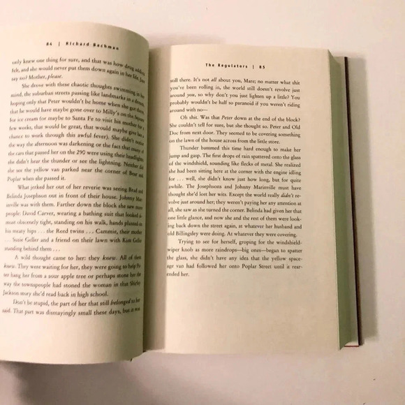 Vintage 1996 The  Regulators by Richard Backman Hardcover - Picture 13 of 16